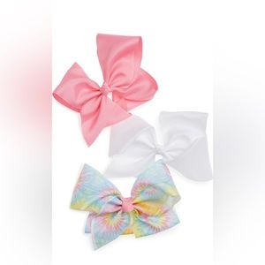 Capelli New York 3-Pack Jumbo Bow Hair Clips